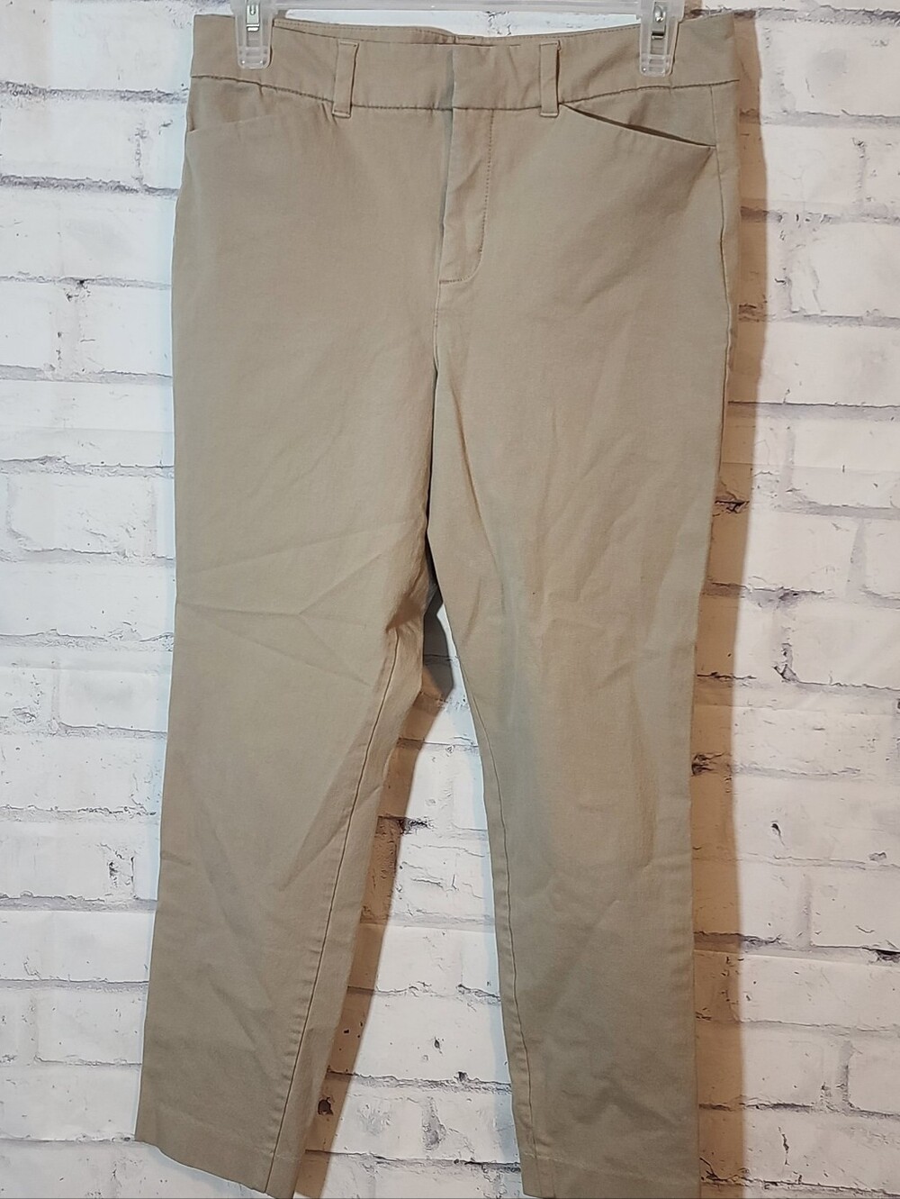 Old Navy High Rise Pixie Skinny Flat Front Ankle Pants sz 8